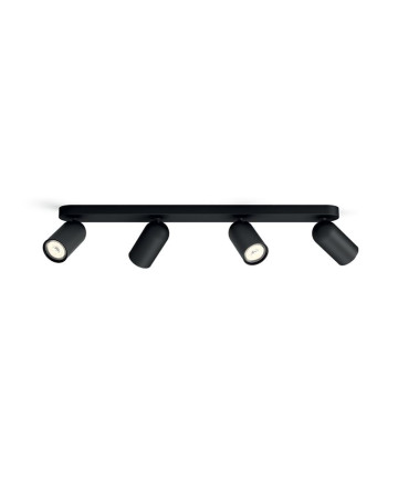 Philips myLiving Pongee Spot LED 4 stk Sort