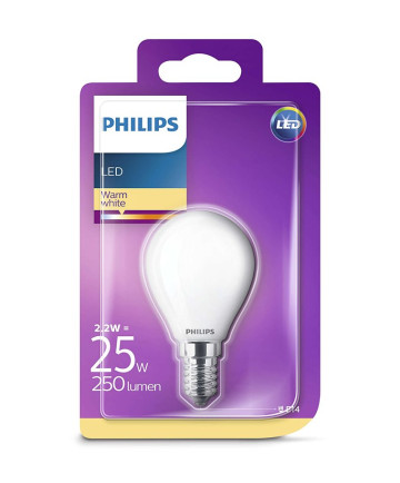 E14 - Philips LED Krone Pære - 2.2W
