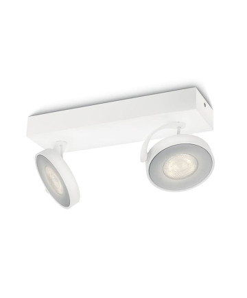 Philips myLiving Clockwork Spot LED 2 stk Hvid