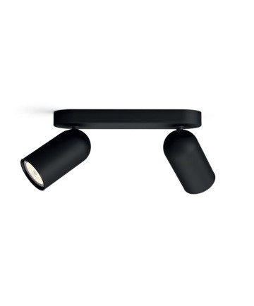 Philips myLiving Pongee Spot LED 2 stk Sort