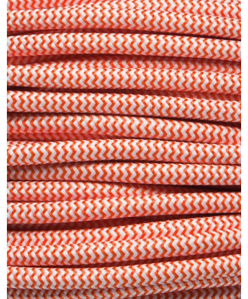 Orange zig-zag stofledning