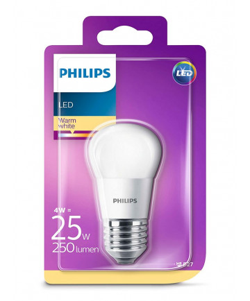 E27 - Philips LED Pære 4W - 250lm (Lyskilder)