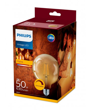 E27 - Philips LED Pære 8W - 630lm (Lyskilder)