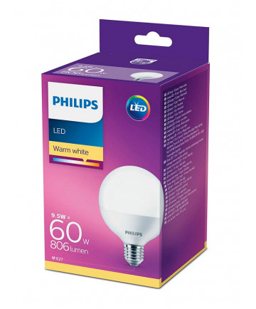 E27 - Philips LED Pære 9.5W - 806lm (Lyskilder)