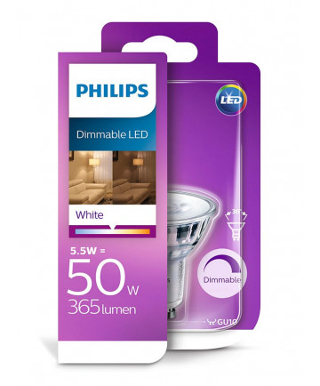 GU10 - Philips LED Spot 4W - 345lm - 3000K - CRI>90