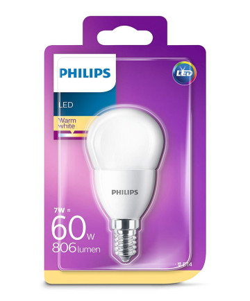 E14 - Philips LED Pære 7W - 806lm (Lyskilder)