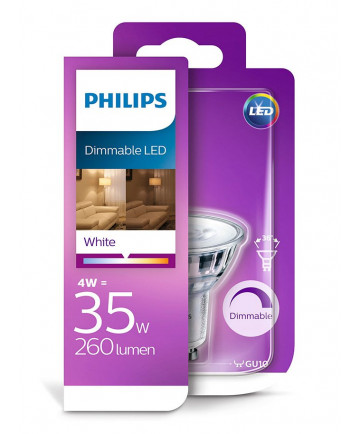 GU10 - Philips LED Spot 4W - 260lm (Lyskilder)