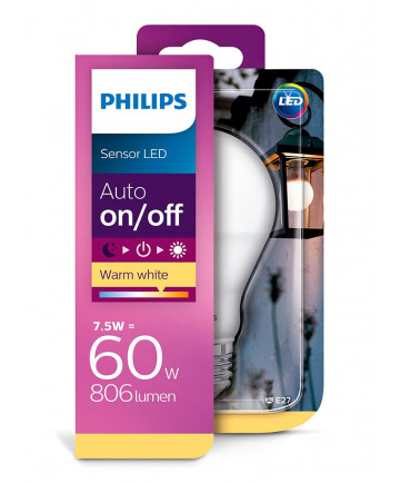 E27 - Philips LED Pære 7.5W - 806lm (Lyskilder)