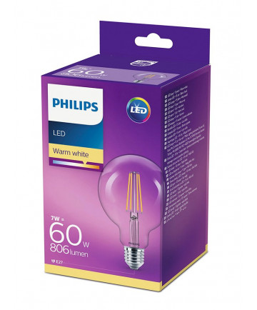 E27 - Philips LED Pære 7W - 806lm (Lyskilder)