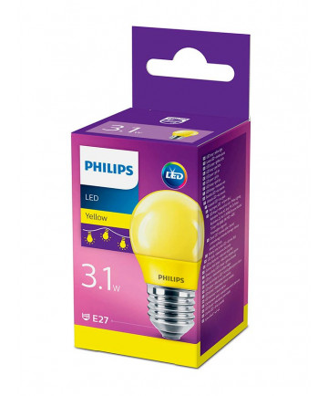 E27 - Philips LED Pære 3.1W - Gul (Lyskilder)