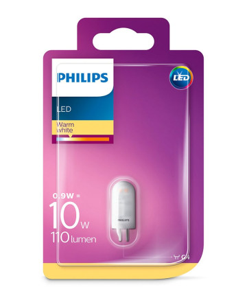 G4 - Philips LED Stiftpære 0.9W - 110lm (Lyskilder)