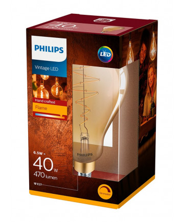 E27 - Philips LED Pære 6.5W - 470lm (Lyskilder)
