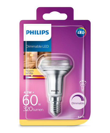E14 - Philips LED Spot 4.3W - 390lm (Lyskilder)