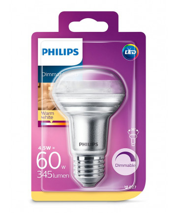E27 - Philips LED Spot 4.5W - 345lm (Lyskilder)