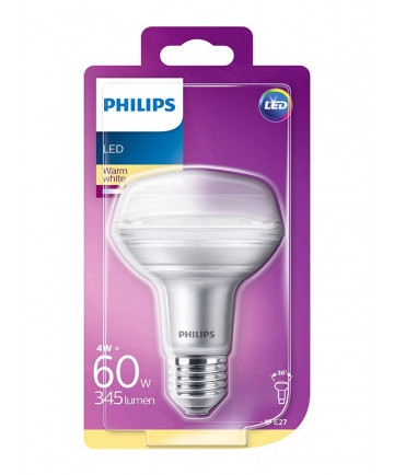 E27 - Philips LED Spot 4W - 410lm (Lyskilder)