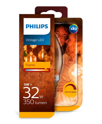 E14 - Philips LED Pære 5W - 350lm (Lyskilder)