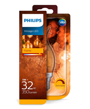 E14 - Philips LED Pære 5W - 350lm (Lyskilder)