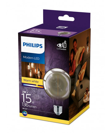 E27 - Philips LED Pære 2W - 136lm (Lyskilder)