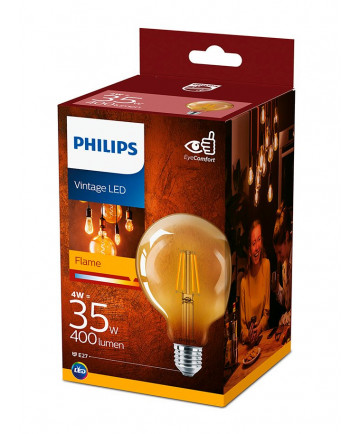 E27 - Philips LED Pære 4W - 400lm (Lyskilder)
