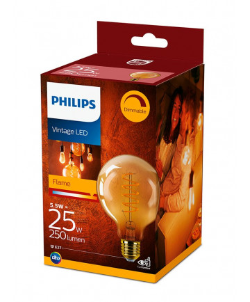 E27 - Philips LED Pære 5.5W - 250lm (Lyskilder)