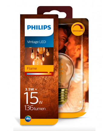 E27 - Philips LED Pære 3.5W - 136lm (Lyskilder)