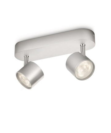 Philips myLiving Star Spot LED 2 stk Aluminium