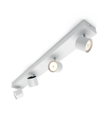 Philips myLiving Star Spot LED 4 stk Hvid