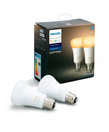 Philips Hue Ambiance LED pære - E27 2-PACK - BT