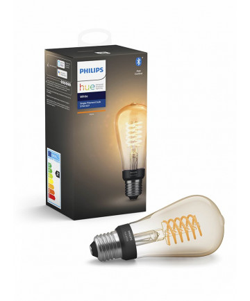 Philips Hue LED pære - E27 Filament Edison - Bluetooth Smart pære