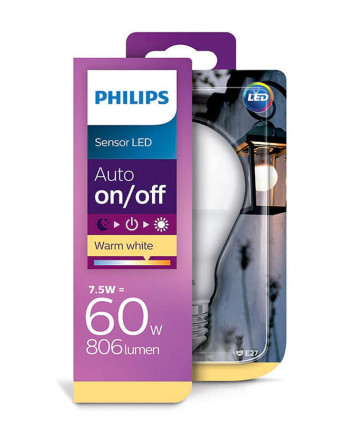 Philips sensor LED - 7.5W - Auto on/off - Gratis Levering