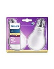 E27 - Philips Classic LED - 4.5W - 2-pak