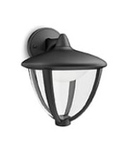 Philips myGarden Robin Væglampe LED ned Sort