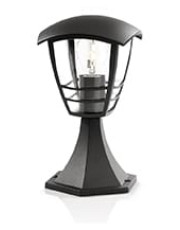 Philips myGarden Creek Stander-/søjlelampe lav Sort