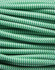 Grøn zig-zag stofledning