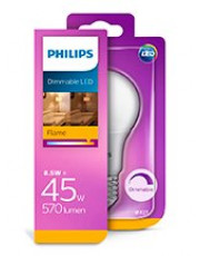 E27 - Philips Flame LED Pære 8.5W - 570lm 
