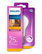 E27 - Philips Flame LED Pære 6W - 320lm 