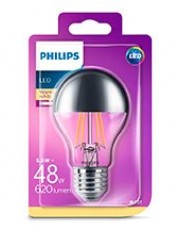 E27 - Philips Topforspejlet LED Pære 7.2W - 650lm - Dæmpbar