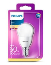 E14 - Philips LED Pære - Mat - 7W - 806lm 