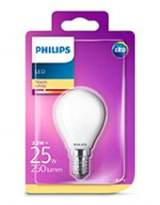 E14 - Philips LED Krone Pære - Mat - 2.2W - 250lm 