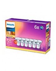 GU10 - Philips Warm Glow LED Spot 3.8W - 345lm  6-pak - CRI:90+