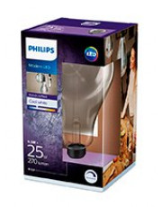 E27 - Philips Giant Smoky Dråbe LED Pære 6.5W - 270lm 