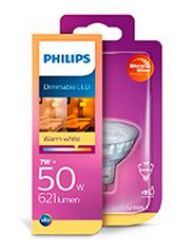 GU5.3 - Philips Warm Glow LED Spot 7W - 621lm 