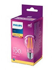 E27 - Philips LED Pære - Klar - 10.5W - 1521lm 