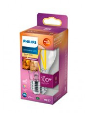 E27 - Philips LED Pære - Klar - 11,5W - 1521lm 