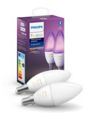 Philips Hue Color LED pære - E14 Kerte - 2-pak